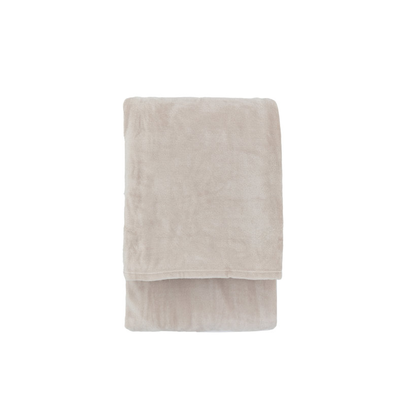 Agide Throw Blanket, Oatmeal