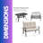2 - Person 49cm Long Bistro Set With Padded Cushions And Table