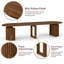 Table de salle à manger extensible de 112,3 cm à 337,3 cm pour 4 à 10 personnes, table ronde à ovale avec support central renforcé-19678814
