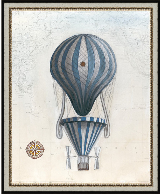 « rétro air chaud », impression encadrée