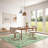 Retro Floral Washable Rugs for ‎‎Bedroom, Living Room and Hallway-1696980304-1696980315