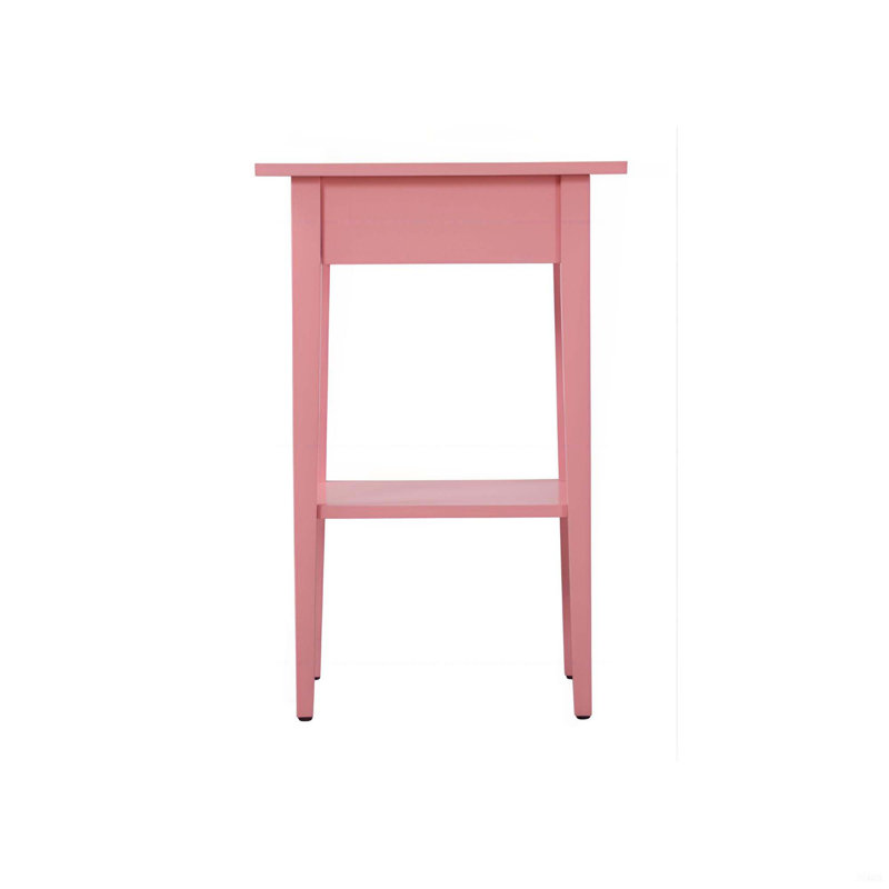 Table de chevet élégante pour les espaces modernes, Rose