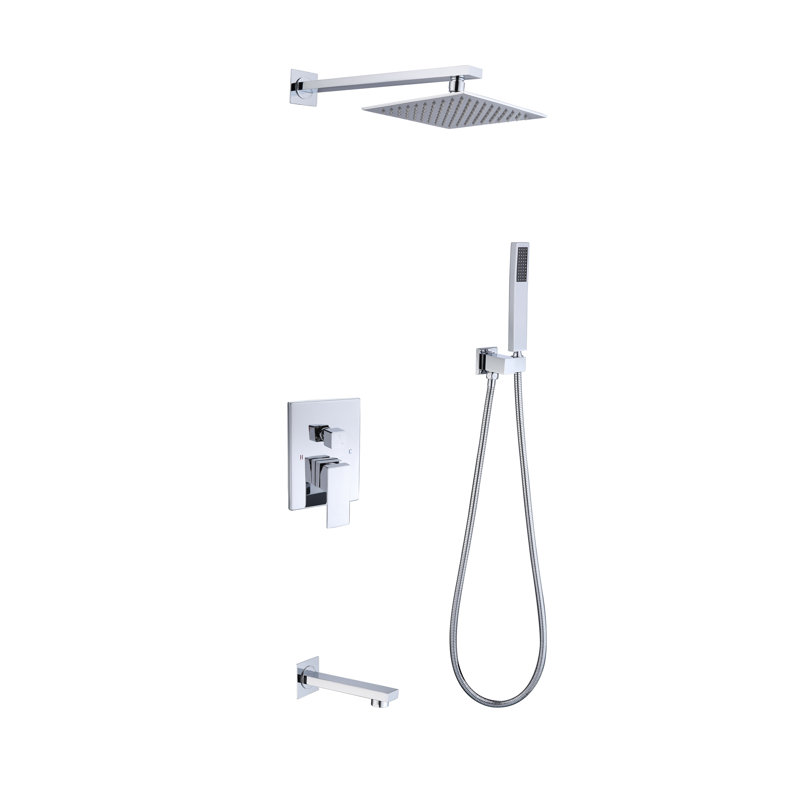 Rain Adjustable Shower Head 1.75 GPM GPM, Chrome