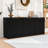 Stylish Wave Design Sideboard Buffet Cabinet with 6-Door Storage and Durable Construction-968045183