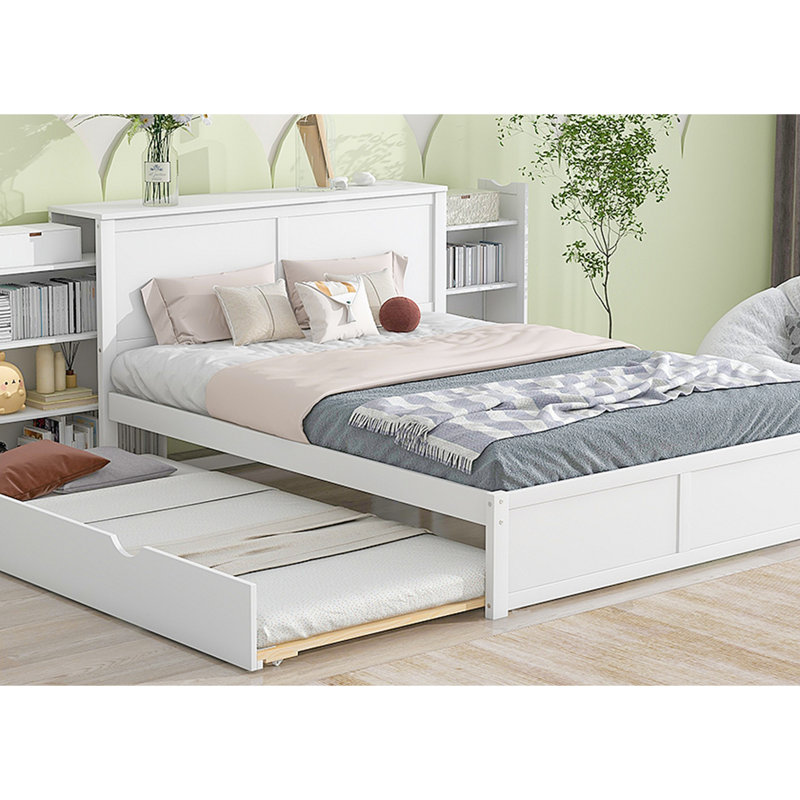 Lit plateforme avec rangement Eugean, Grand