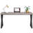 55 Inches Modern Writing Desk With Z-Shaped Metal Legs-952258783