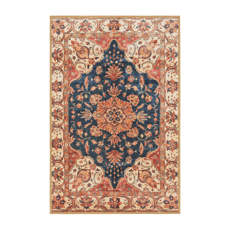 Abstract Indoor Rug, Rectangle 2' x 4'