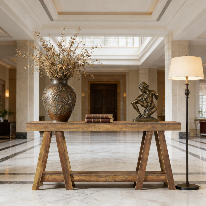 2-Tier Hall Table,Entryway Table,Functional Console Table