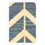 Canvello Handmade Blue Modern Hand Knotted Rug - 4' X 6'