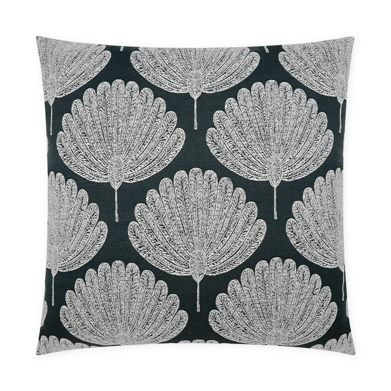 Coussin décoratif Kita, Ébène, H 22 po x l 22 po