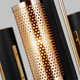 Andre 6 Light Metal Dimmable Cylinder Chandelier