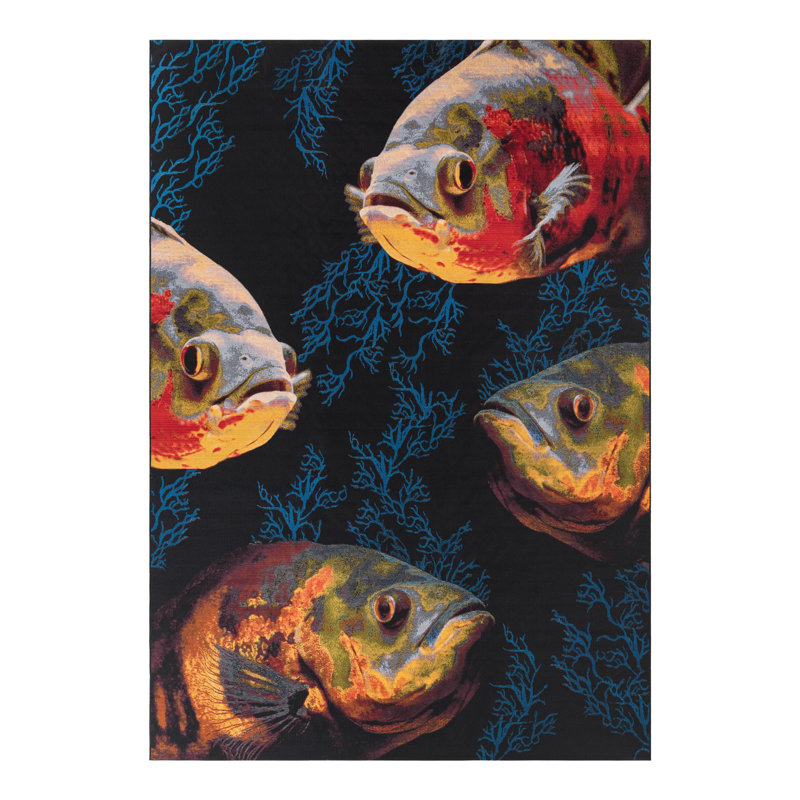 Washable Indoor / Outdoor Rug, Rectangle 10' x 14'1"