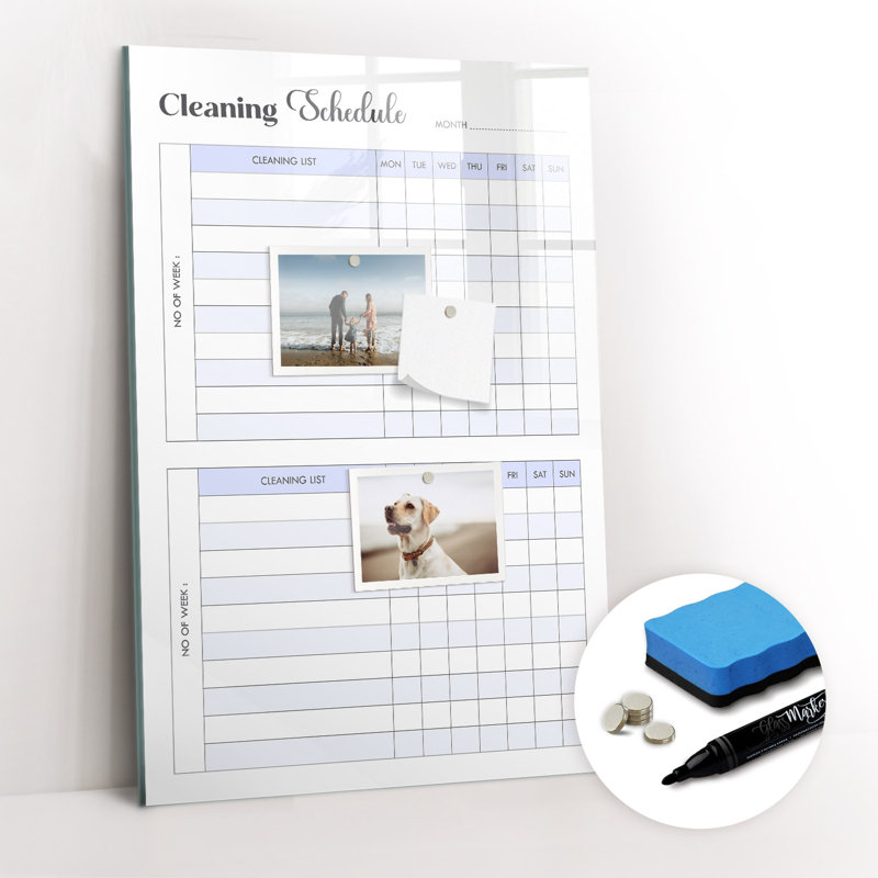 Magnetic Glass Dry Erase Board