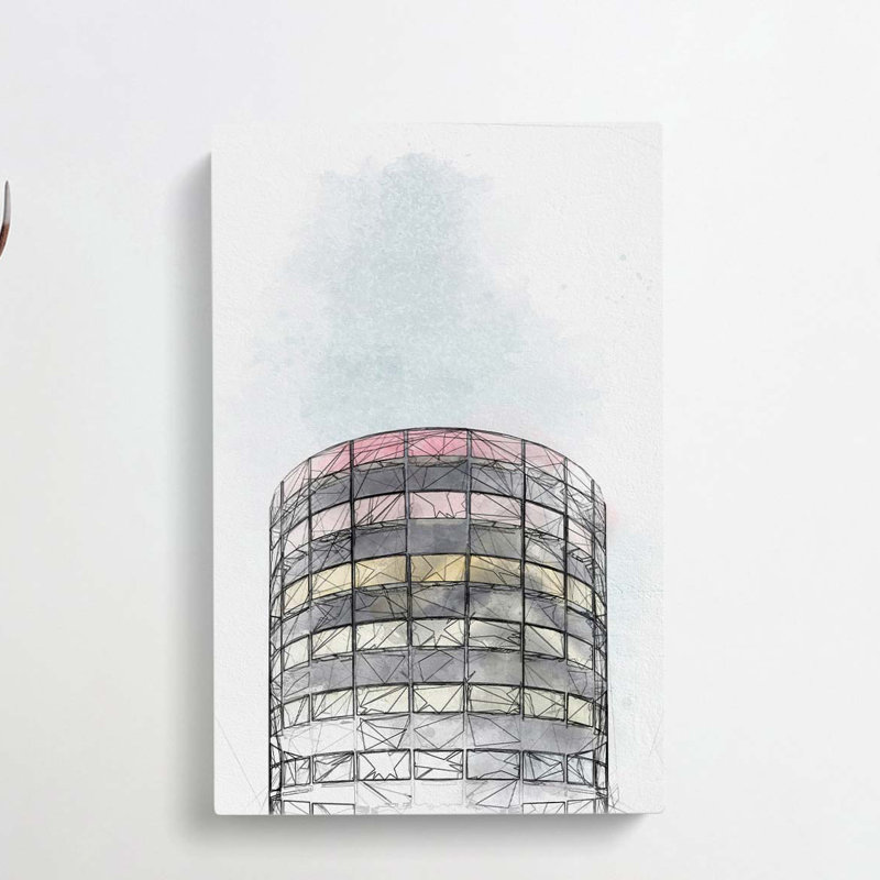 Sketching the Architecture Vol.22 - Wrapped Canvas Drawing - Wrapped Canvas, 76cm H x 50cm W x 3cm D