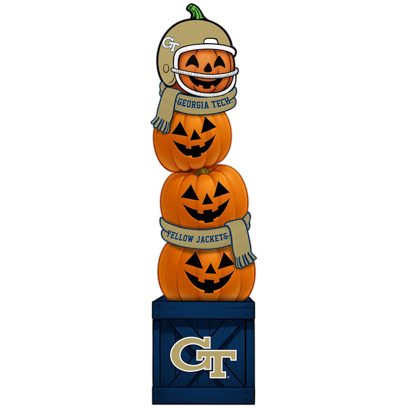 Chaise inclinée avec casque Georgia Tech Pumpkin