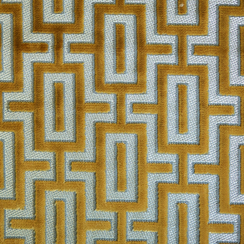 Rideau Bergman, tissu de velours coupé, Midas