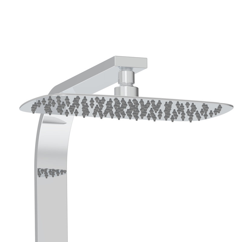 Système de douche complet à pression équilibrée Monte Carlo 2,5 GPM, Chrome