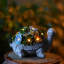 Figurine de tortue solaire pour l'extérieur