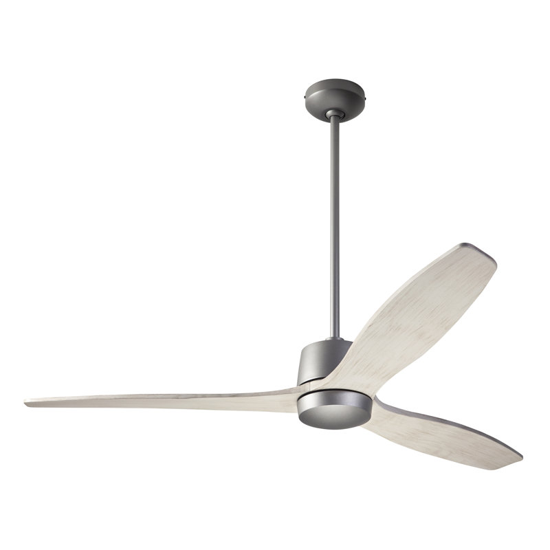 Arbor 54'' Ceiling Fan, Wall Control, Graphite, Whitewash