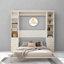Lits pour grand lit peu encombrants avec rangement latéral, fabrication en MDF, style moderne