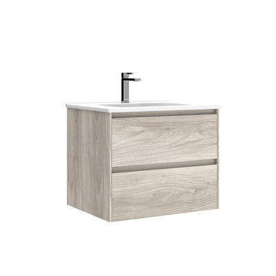 Ensemble de meuble-lavabo simple mural Perla