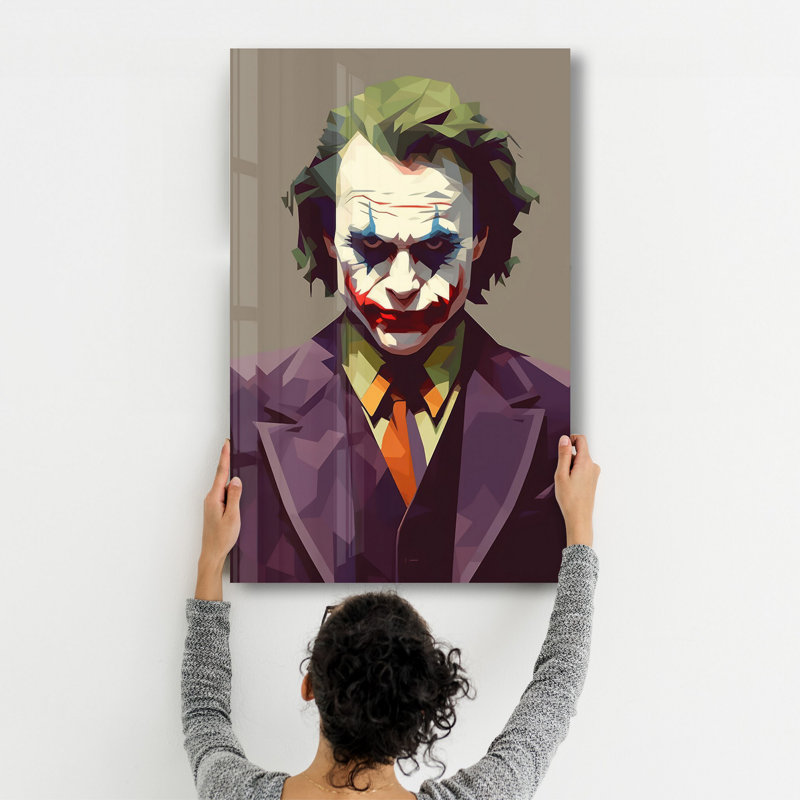 Élégante peinture murale en verre trempé de 13,8 po x 21,7 po | 100% verre trempé, épaisseur: 0,16 pouce | Imprimé UV pour des couleurs éclatantes | Parfait pour la décoration intérieure, le salon et les espaces de bureau