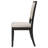 Rymer Upholstered Wood Dining Side Chair Black