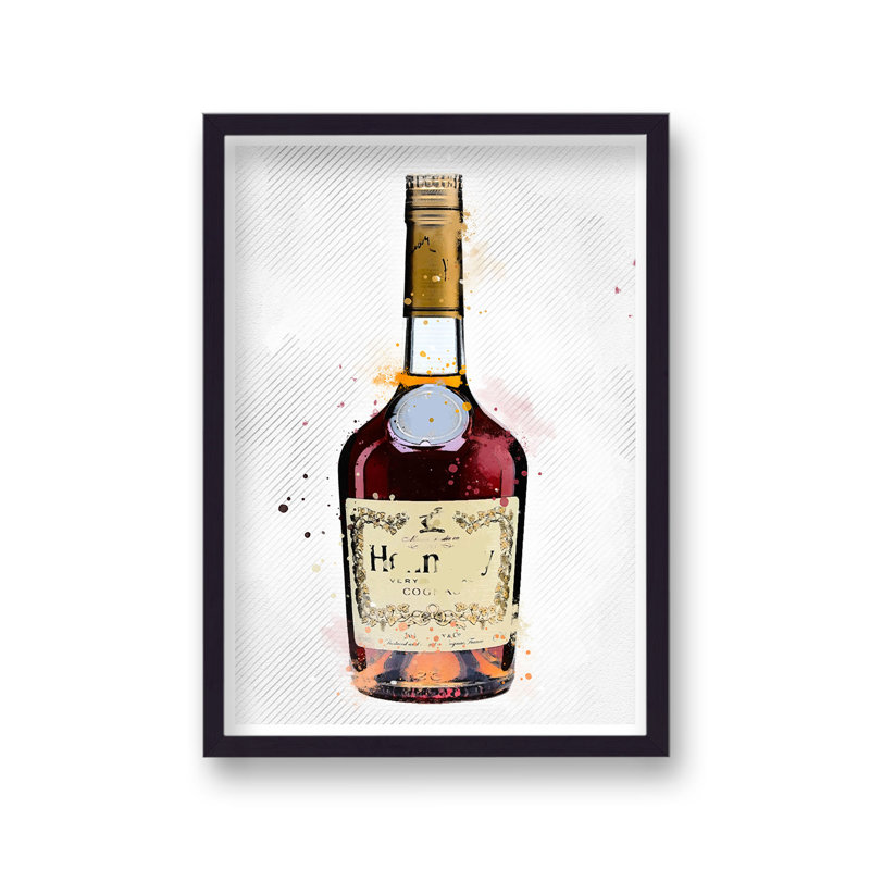 Spirit Graphic Splash Hennessey Inspired by Vouvart - Single Picture Frame Print