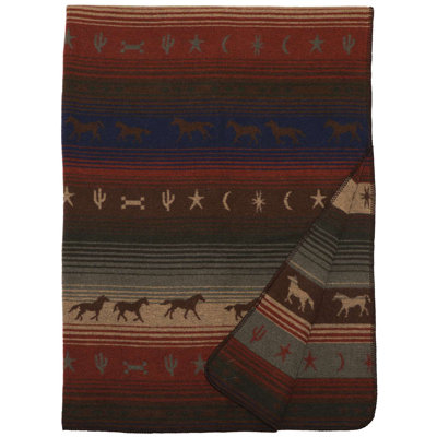 Wooded River Mustang Canyon III Throw