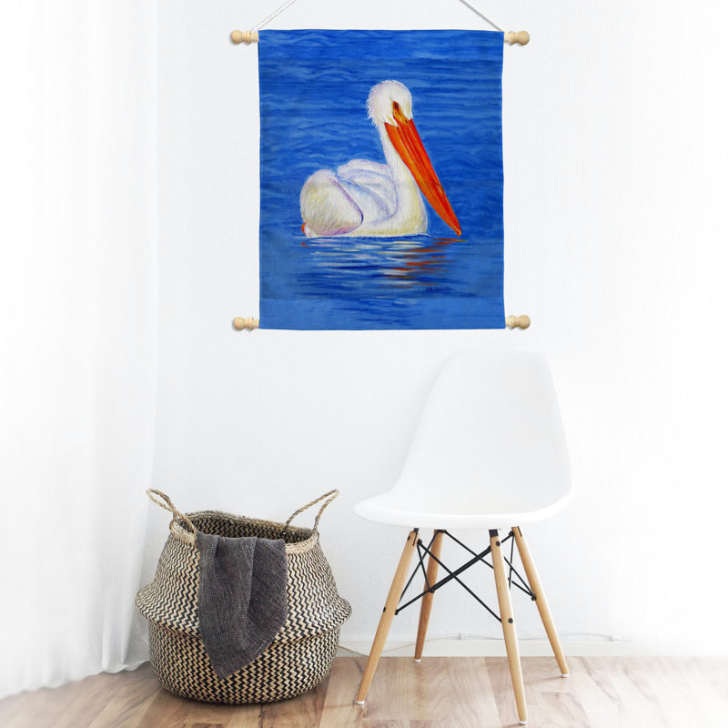 Tente murale en polyester blanc pélican
