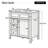 Exquisite 30" Bathroom Vanity With Ceramic Sink