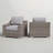 Fully Assembled Patio Chair With Cushions 2-847087019