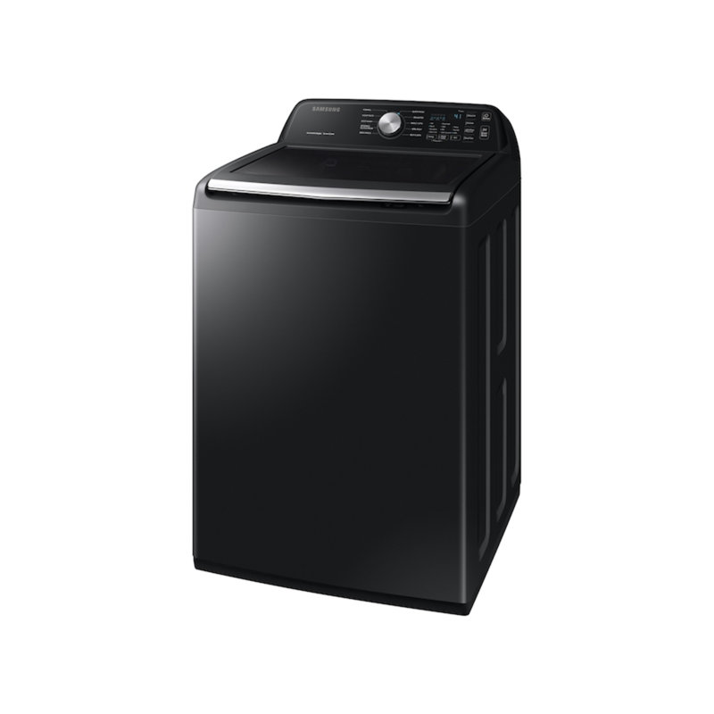 Samsung 4.5 cu. ft. Capacity Top Load Washer with Active WaterJet, Brushed Black