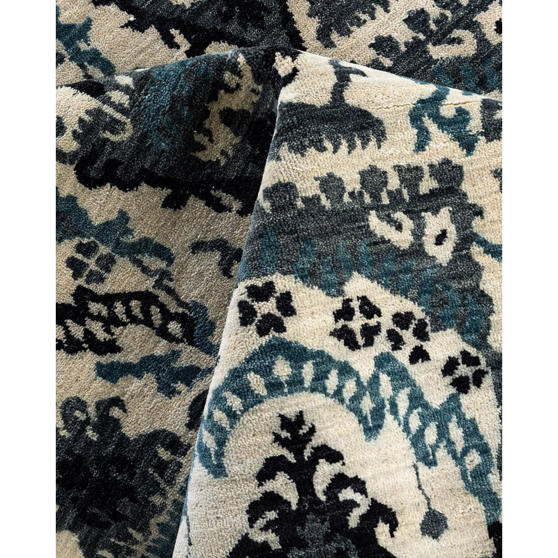 Overdyed One-of-a-Kind 8' 1" X 10' 1" Hand Knotted Area Rug