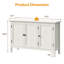 Buffet 3 portes avec tablettes réglables