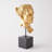 Gilded Portrait Sculpture-Gold Leaf