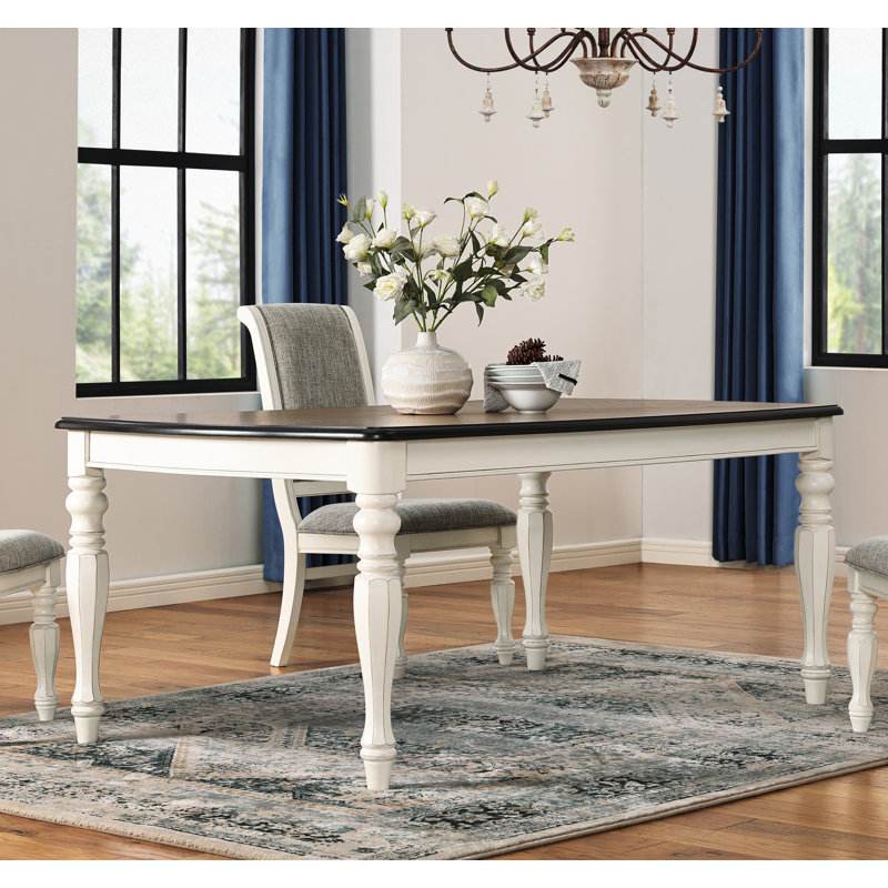 Sireci Oak Solid Wood Base Dining Table