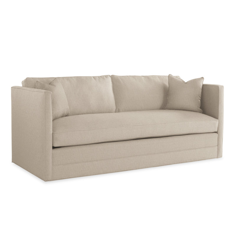 Landry Sofa, Oatmeal Polyester