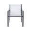 Garden Lounge Set with Table 4 Seater Castone Metal Dark Grey-1024423344
