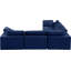Canapé modulaire en velours réversible de 120 po de large Isshak-87141436