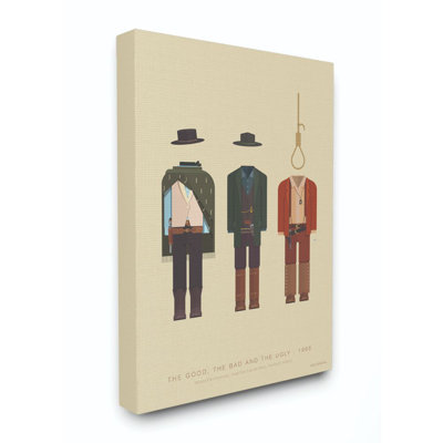 «The Good, Bad and Umly Famous People Char certaine Fashion Design», impression sur toile