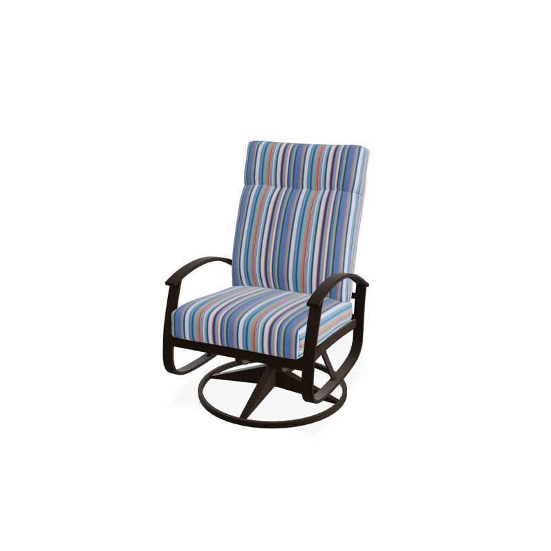 Belle Isle Outdoor Swivel Lounge Chair, Textured Kona, Yellow 43A, Kona P10