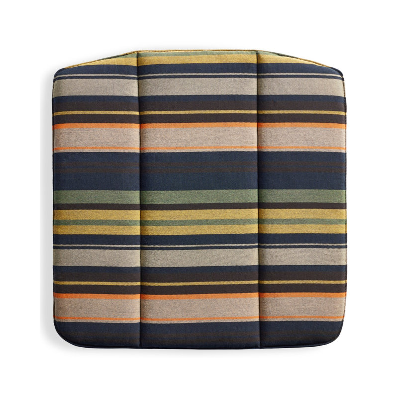Coussin de siège d'extérieur hors ligne, Bleu / jaune Sunbrella®