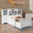 Twin-Sized Multi-Functional Bed Frame With Built-In Storage And Shelves-549676088