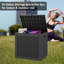 120L Lockable Waterproof Resin Outdoor Storage Box-1593784392