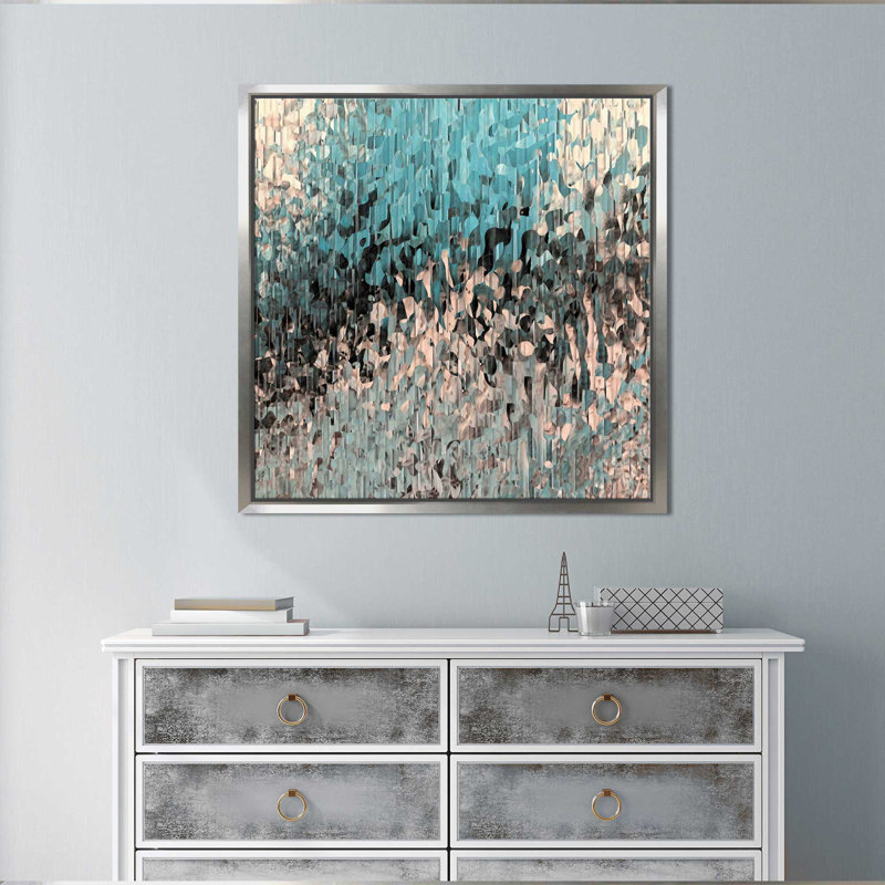 «Walking In The Spirit, Isaiah 48:17» par Mark Lawrence, reproduction d'art, Cadre flottant argent