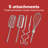 Hamilton Beach® ensemble Hand Mixer with Snap-On Case 6 Speeds