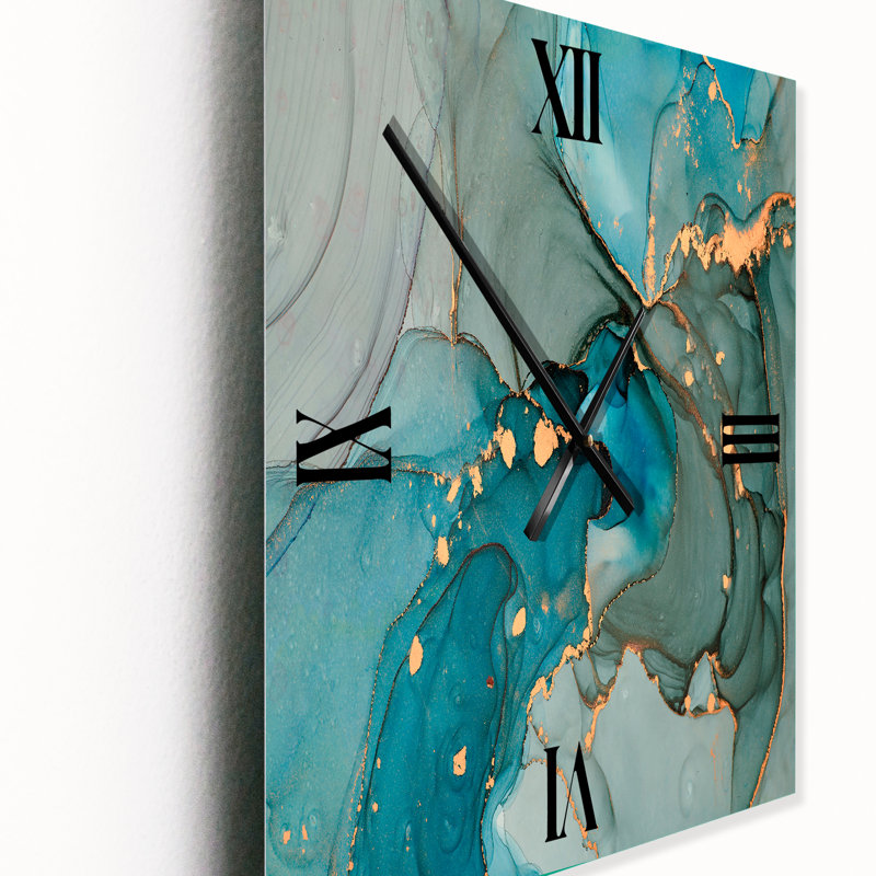 Horloge murale abstraite, Médium
