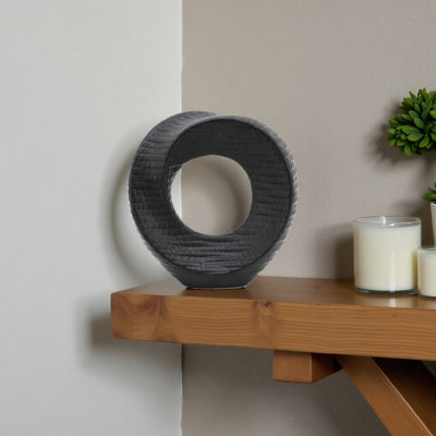 Objet décoratif moderne en grès céramique