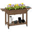 Wood Raised Garden Bed-1786420561